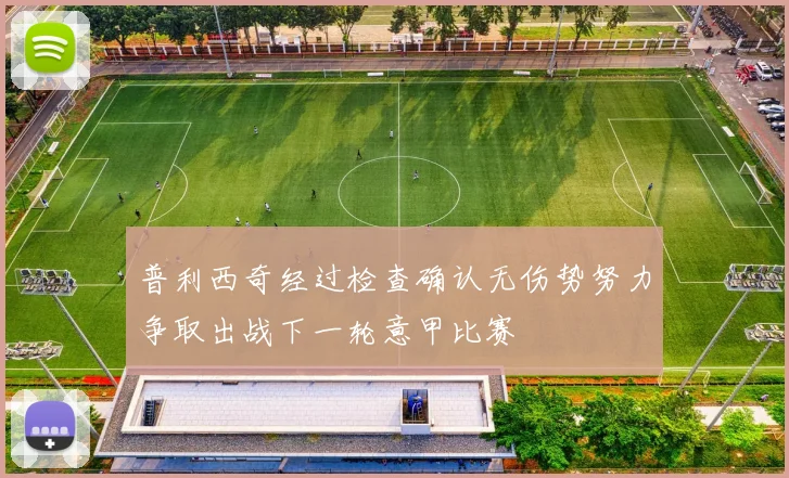 普利西奇经过检查确认无伤势努力争取出战下一轮意甲比赛